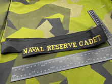 Load image into Gallery viewer, Genuine British Royal Navy - Naval Reserve Cadet Cap Tally - Full Length - The Militaria Shop