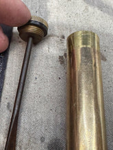 Load image into Gallery viewer, Original WW1 British Army SMLE Enfield Brass Oil Bottle - EFD - The Militaria Shop
