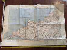 Lade das Bild in den Galerie-Viewer, Original WW2 British Army OS Map of Great Britain - St David's & Cardigan - The Militaria Shop