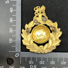 Load image into Gallery viewer, Original WW2 British Army Cap Badge - Royal Marines - The Militaria Shop