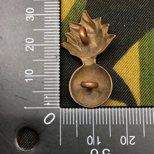 Load image into Gallery viewer, Original WW1 British Army Collar Badge - Fusiliers Flaming Ball - The Militaria Shop