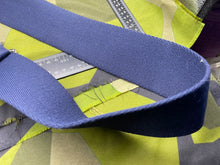 Load image into Gallery viewer, Original British Royal Navy Blue Canvas Stable Belt - Approx 46" Waist - The Militaria Shop