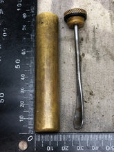 Load image into Gallery viewer, Original WW1 British Army SMLE Enfield Brass Oil Bottle - The Militaria Shop