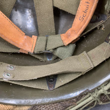 Load image into Gallery viewer, Genuine Dutch Army M53 Euroclone of WW2 US M1 Camouflaged Helmet & Liner Set - The Militaria Shop