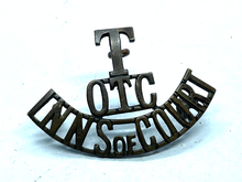 Charger l'image dans la galerie, Original WW1 British Army Inns of Court Territorial Shoulder Title - The Militaria Shop