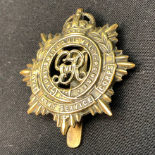 Load image into Gallery viewer, Genuine WW2 British Army Brass Cap Badge - Royal Army Service Corps - The Militaria Shop
