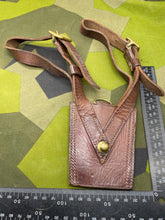 Load image into Gallery viewer, Original British Army WW1 / WW2 Sam Brown Officers' Sword Frog - The Militaria Shop