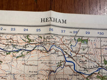Charger l'image dans la galerie, Original WW2 British Army GSGS OS Map England - Hexham - The Militaria Shop
