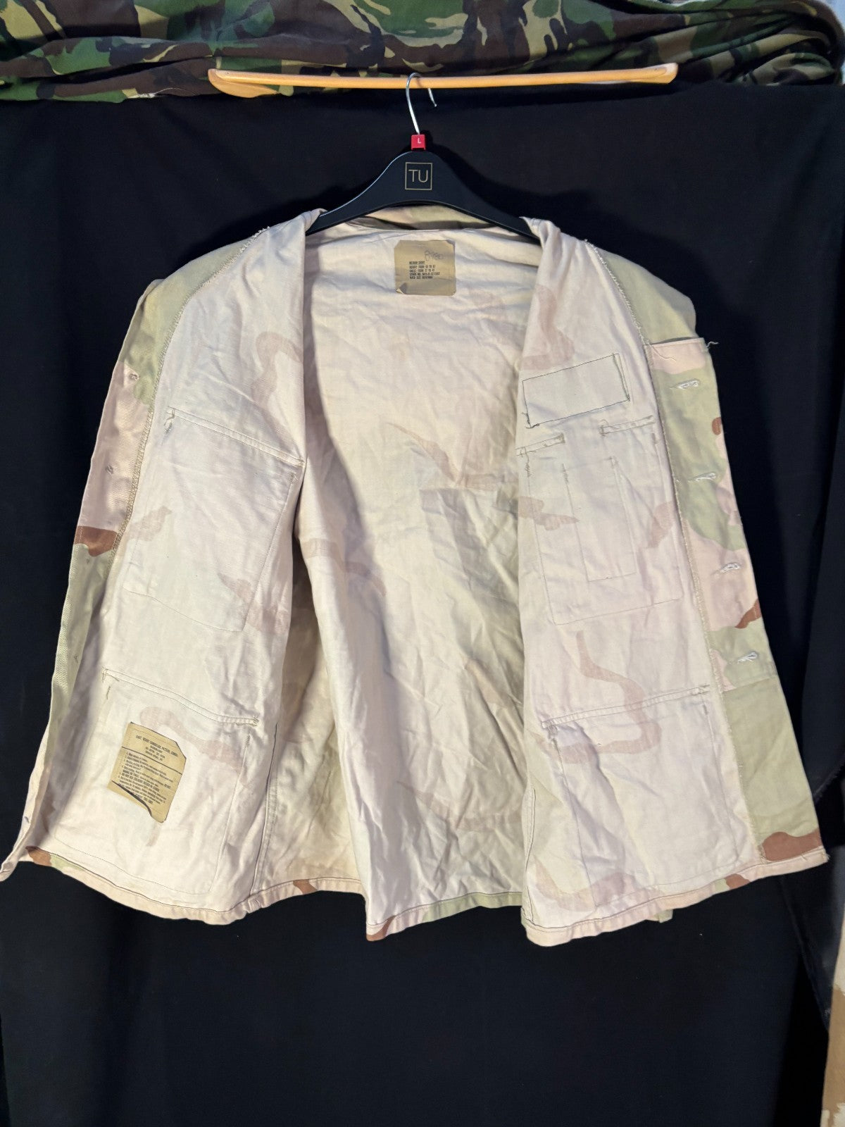 Gulf War US Army DCU Camouflaged Combat Field Coat/Jacket - Medium/Short - The Militaria Shop