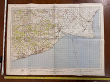 Load image into Gallery viewer, Original WW2 British Army GSGS OS Map of England & Wales - Hastings - The Militaria Shop