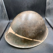 Load image into Gallery viewer, Original WW2 British/Canadian Army Mk3 "Turtle" Combat Helmet - The Militaria Shop