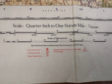 Load image into Gallery viewer, Original WW2 British Army RAF Navy Base Map of England - The Midlands Birmingham - The Militaria Shop