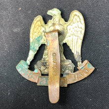 Load image into Gallery viewer, Genuine WW2 British Army Brass Cap Badge - Royal Scots Greys - The Militaria Shop