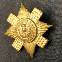 Load image into Gallery viewer, Original WW2 British Army Cap Badge - Scots Guards - The Militaria Shop
