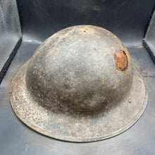 Load image into Gallery viewer, Original WW2 British Army Mk2 "Brodie" Combat Helmet - The Militaria Shop