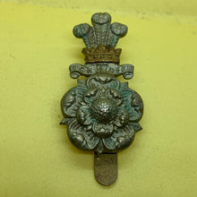 Load image into Gallery viewer, Original WW1 British Army Cap Badge - Yorkshire Hussars - The Militaria Shop