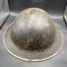 Lade das Bild in den Galerie-Viewer, Original British Army WW2 Mk2 Combat Steel Helmet - The Militaria Shop