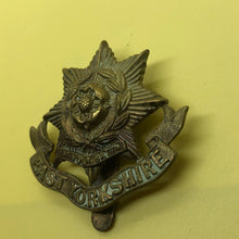 Load image into Gallery viewer, Original WW2 British Army Cap Badge - East Yorkshire Regiment - The Militaria Shop