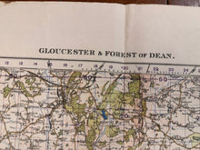 Load image into Gallery viewer, Original WW2 British Army GSGS OS Map of England - Gloucester & Forest of Dean - The Militaria Shop