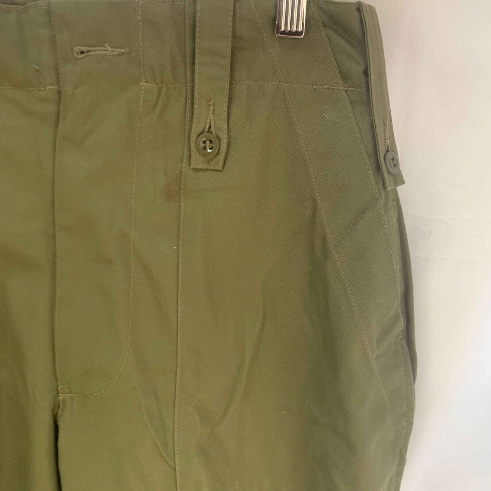 British Army Men's OD Green Lightweight Combat Trousers - Size 79/76/104 - The Militaria Shop