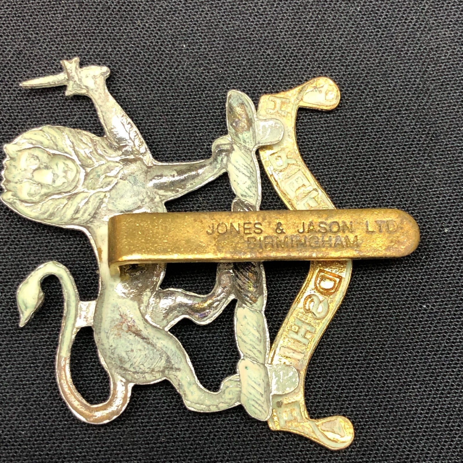 Original WW1 British Army Cap Badge - Herefordshire Light Infantry - The Militaria Shop