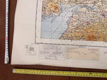 Load image into Gallery viewer, Original WW2 British Army RAF Navy Base Map of England - Border of Scotland - The Militaria Shop