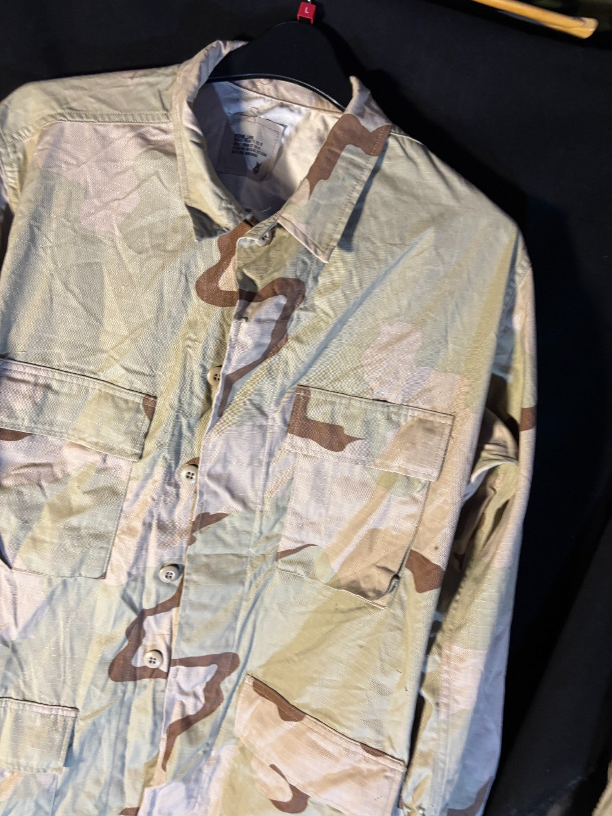 Gulf War US Army DCU Camouflaged Combat Field Coat/Jacket - Medium/Long - The Militaria Shop