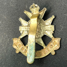 Charger l'image dans la galerie, Genuine WW2 British Army Brass Cap Badge - Sherwood Foresters - The Militaria Shop