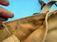 Load image into Gallery viewer, Original WW2 British Army Canvas Handle, Carrier & 1944 Dated Helve with Strap - The Militaria Shop