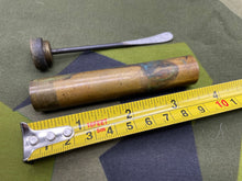Load image into Gallery viewer, Original WW1 British Army SMLE Enfield Brass Oil Bottle - EFD - The Militaria Shop