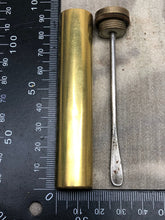 Charger l'image dans la galerie, Original WW2 British Army SMLE Lee Enfield Brass Oil Bottle Well Cleaned - The Militaria Shop