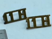 Load image into Gallery viewer, Original WW1 British Army 11th Hussars Regiment Shoulder Titles - The Militaria Shop
