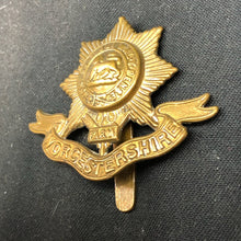 Load image into Gallery viewer, Original WW1 British Army Cap Badge - Worcestershire Regiment - The Militaria Shop