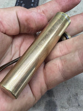 Load image into Gallery viewer, Original WW1 British Army SMLE Enfield Brass Oil Bottle - EFD - The Militaria Shop