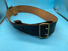 Charger l'image dans la galerie, Original British Army Officers Sam Browne Belt - London Maker Marked, Approx 28" - The Militaria Shop