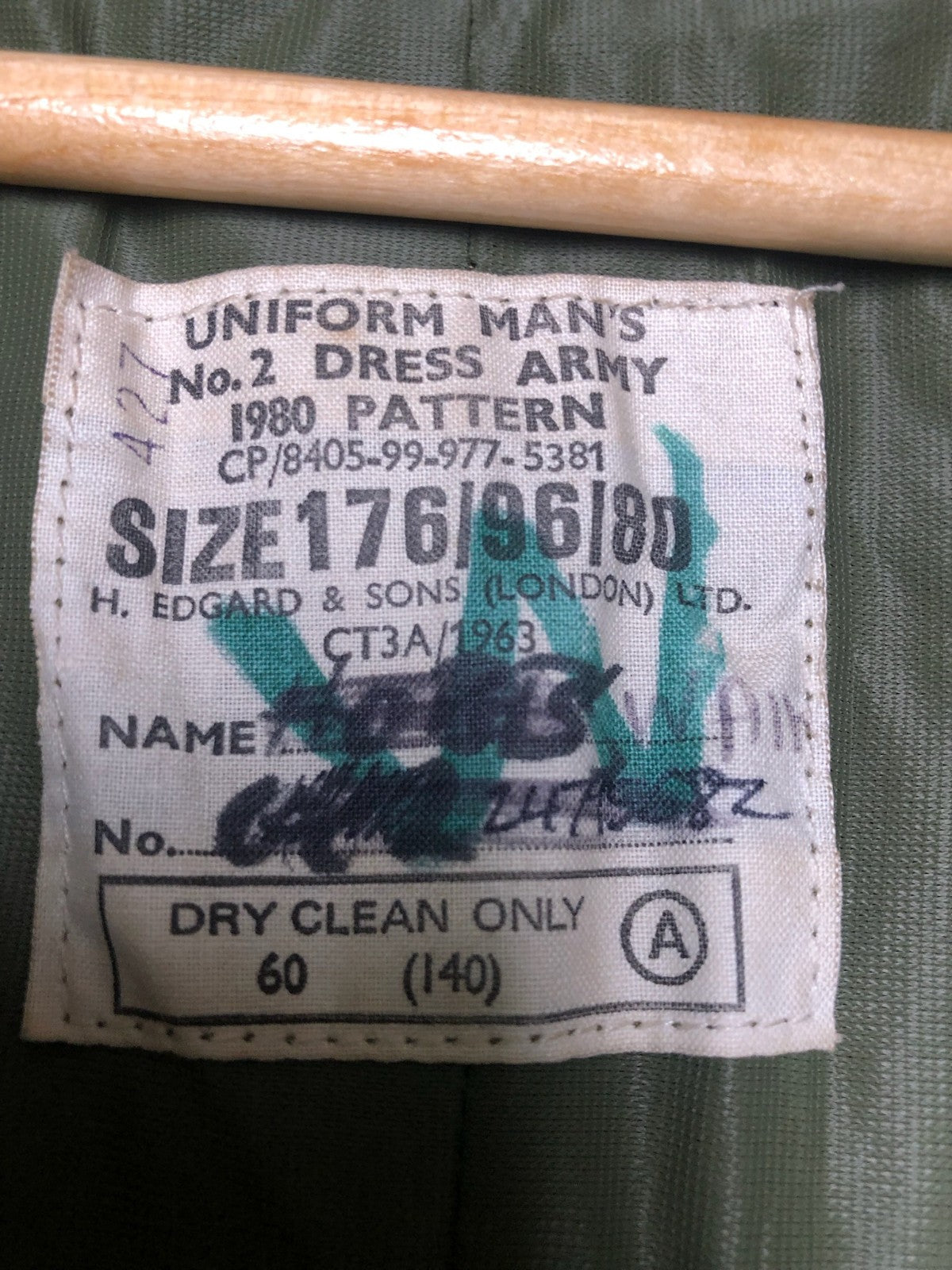 Original British Army No.2 Dress Uniform Jacket - Grade 1 - Size 176/96/80 - The Militaria Shop