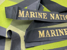 Lade das Bild in den Galerie-Viewer, German & French Navy Cap Tallies - Job Lot - The Militaria Shop