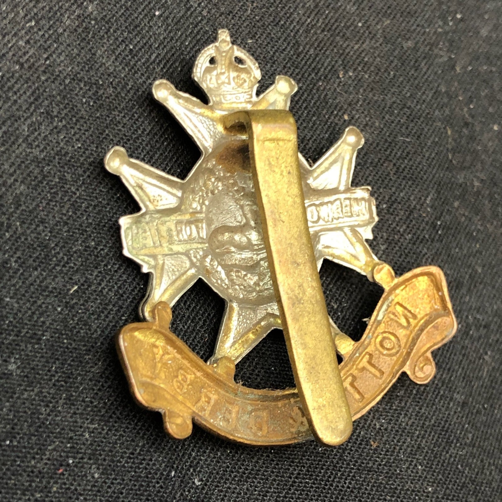 Original WW2 British Army Cap Badge - Sherwood Foresters - The Militaria Shop