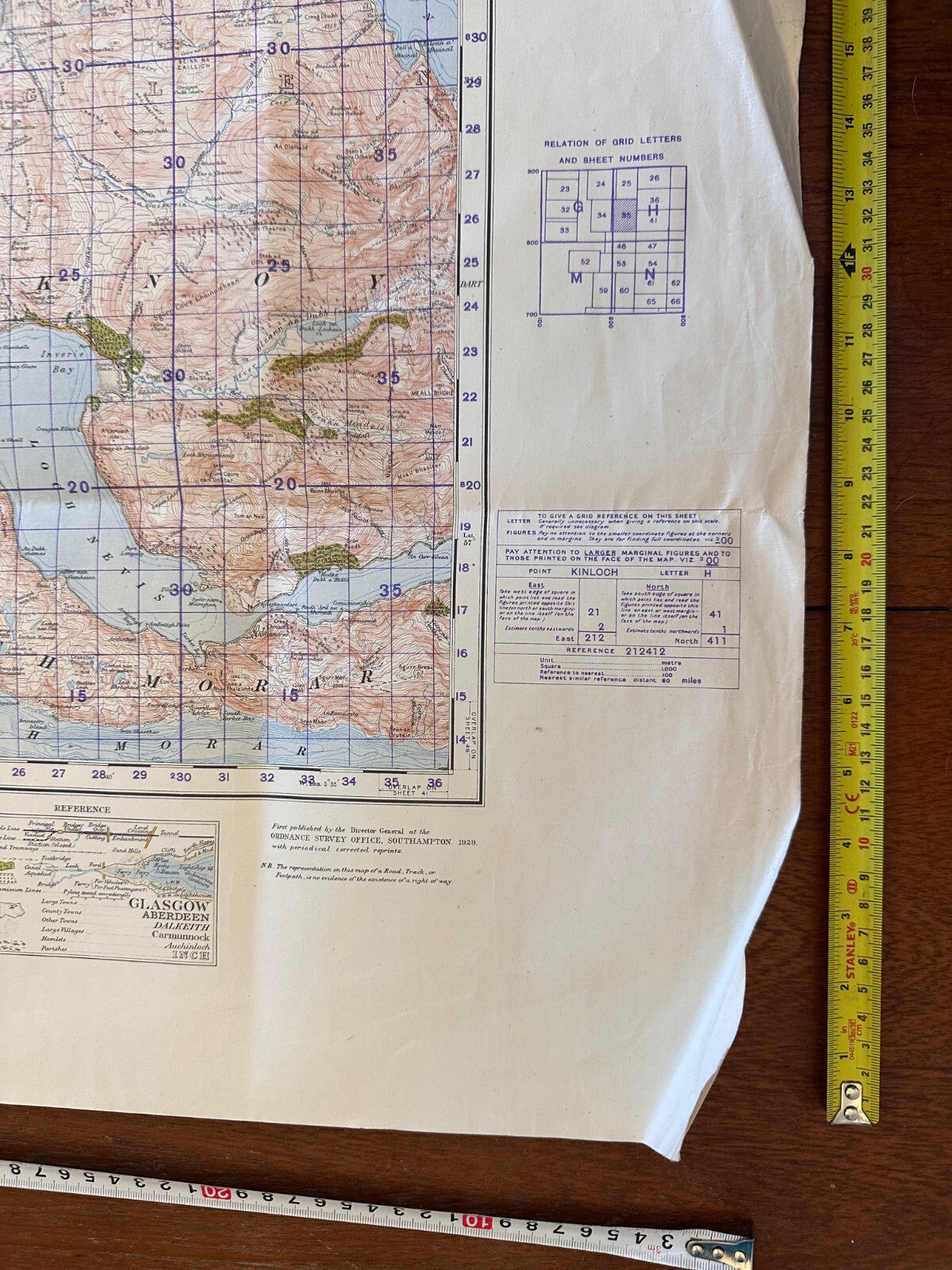 Original WW2 British Army GSGS Map of Scotland - Sound of Sleat - The Militaria Shop