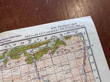 Load image into Gallery viewer, Original WW2 British Army OS Map of Scotland - Grampian Mountains & Blair Atholl - The Militaria Shop