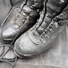 Load image into Gallery viewer, Austrian Army Black Leather Heavy Duty Combat Boots - Size EU 42 - UK 8 - The Militaria Shop