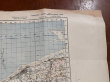Load image into Gallery viewer, Original WW2 British Army GSGS OS Map of Great Britain - Llandudno & Denbigh - The Militaria Shop