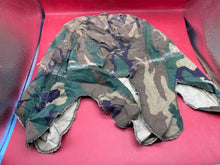 Load image into Gallery viewer, Original US Army M1 Camo Helmet Cover - Vietnam Found - Combat Worn - The Militaria Shop