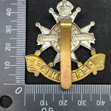 Load image into Gallery viewer, Genuine WW2 British Army Brass Cap Badge - Sherwood Foresters - The Militaria Shop