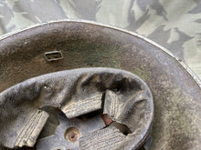 Load image into Gallery viewer, Original WW2 Canadian / British Army Mk3 High Rivet Turtle Helmet & Liner - The Militaria Shop