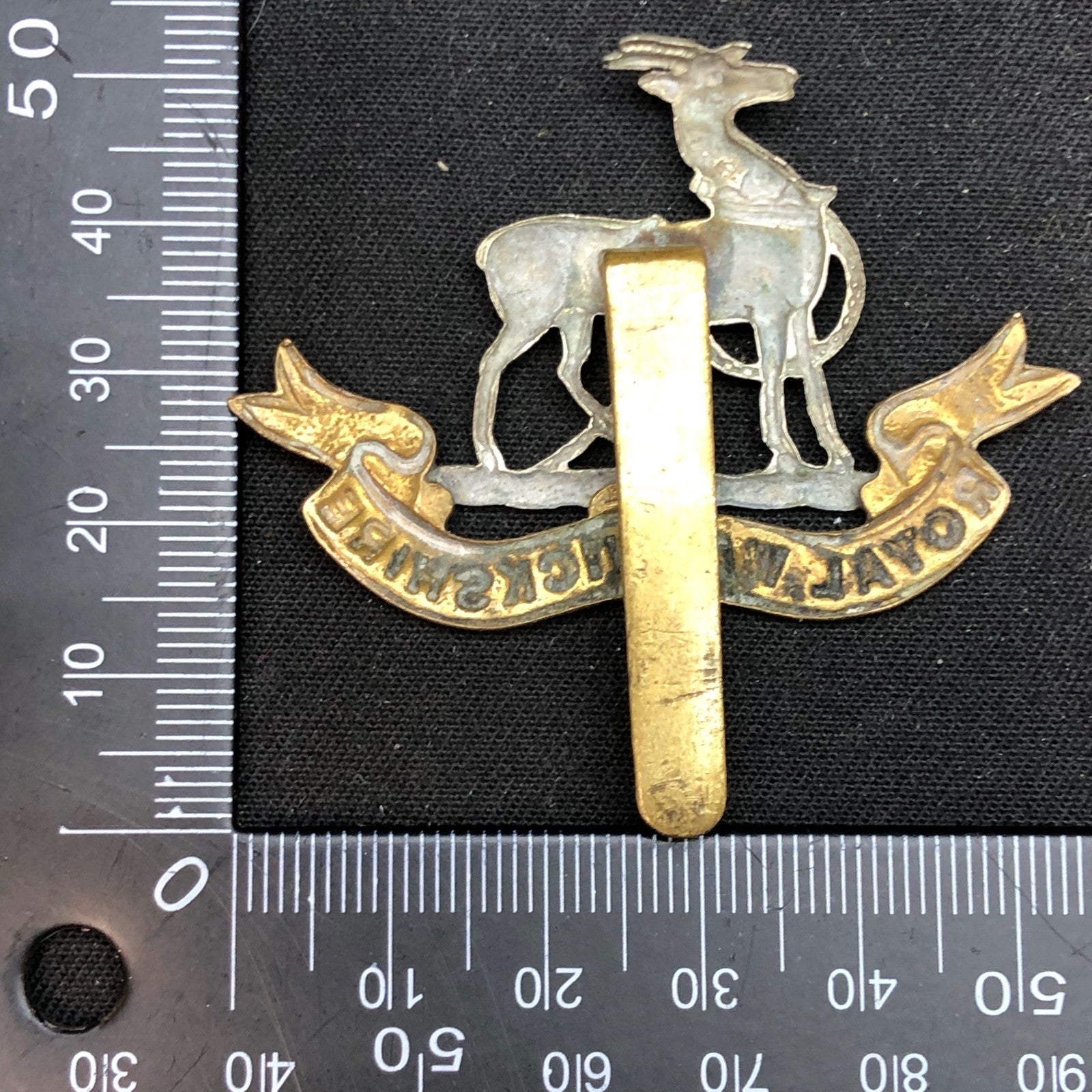 Original WW2 British Army Cap Badge - Royal Warwickshire Regiment - The Militaria Shop