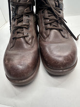 Load image into Gallery viewer, British Army Surplus Brown Leather Combat Boots - YDS - Size UK 10 M - The Militaria Shop