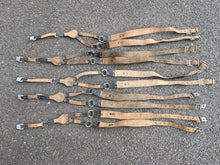 Lade das Bild in den Galerie-Viewer, Original German Army Leather Equipment Y-Straps - The Militaria Shop