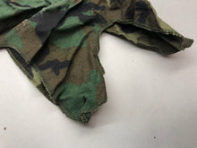 Load image into Gallery viewer, Original US Army Vietnam War Era M1 Camo Helmet Cover - Local Find - Combat Worn - The Militaria Shop