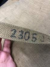 Load image into Gallery viewer, Original WW2 British Army 37 Pattern Large Pack & Strap - Indian Made Bag 1942 - The Militaria Shop